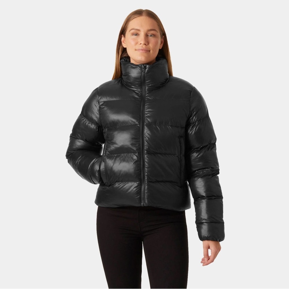 Black Puffer Jacket - Women